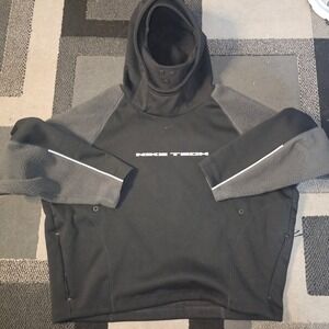 Nike Tech Boreas Hoodie Mens Medium Black IB3363-010 NWT